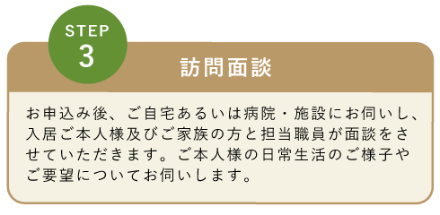 訪問面談